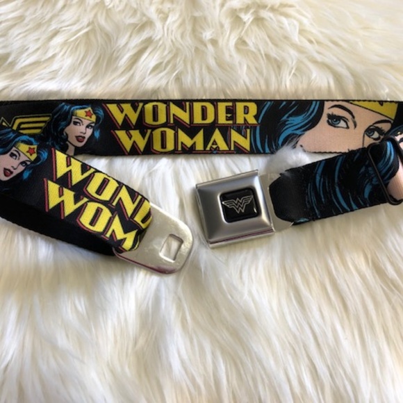 Buckle-Down Accessories - BUCKLE-DOWN Wonder Women Seatbelt Belt